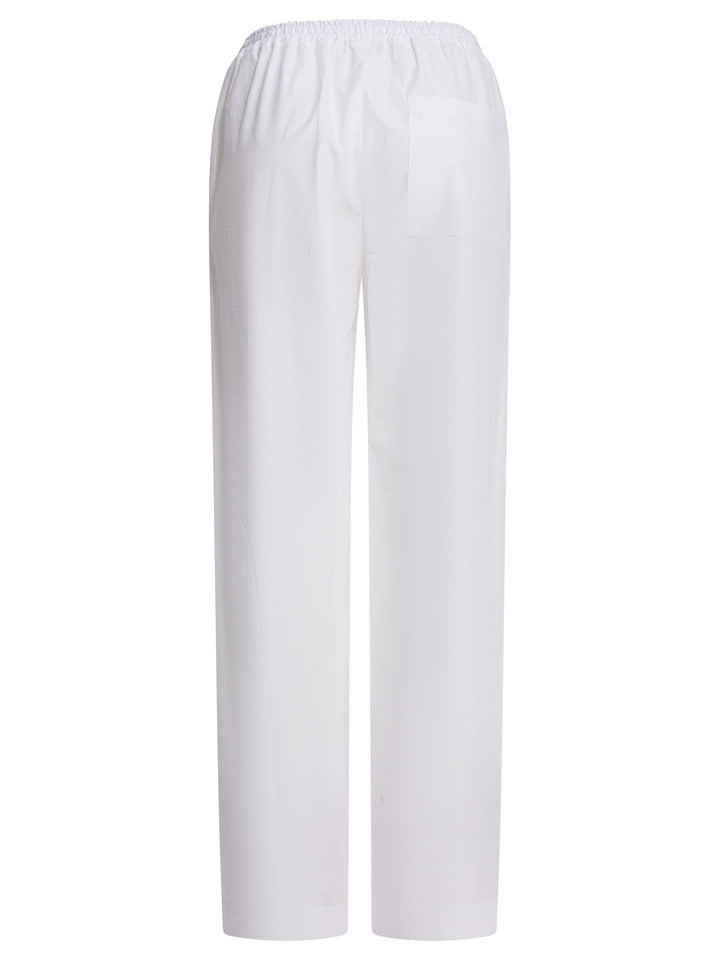 Loulou De Saison  Trousers - Bianco | 8daa2e1adff4f7ec2db839a92cb9a8c7dee3f235