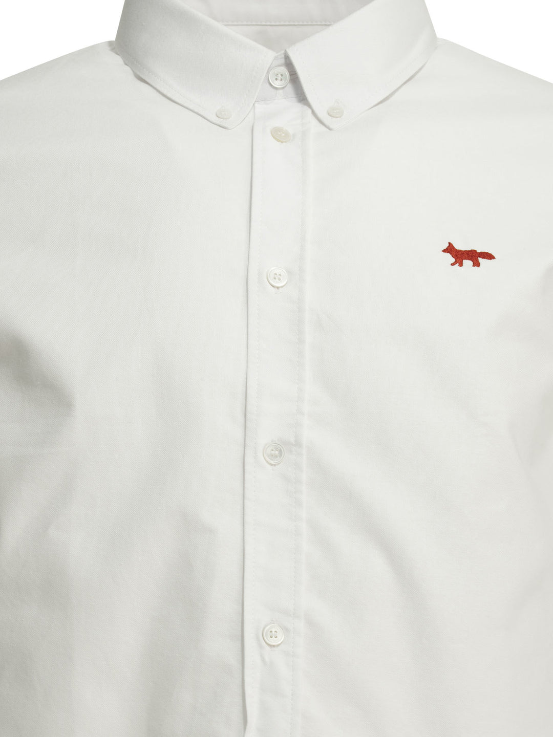 Maison Kitsuné Profile Fox Shirts - Bianco | 5d39608da8aec224908c02bf685fd41fde922e43