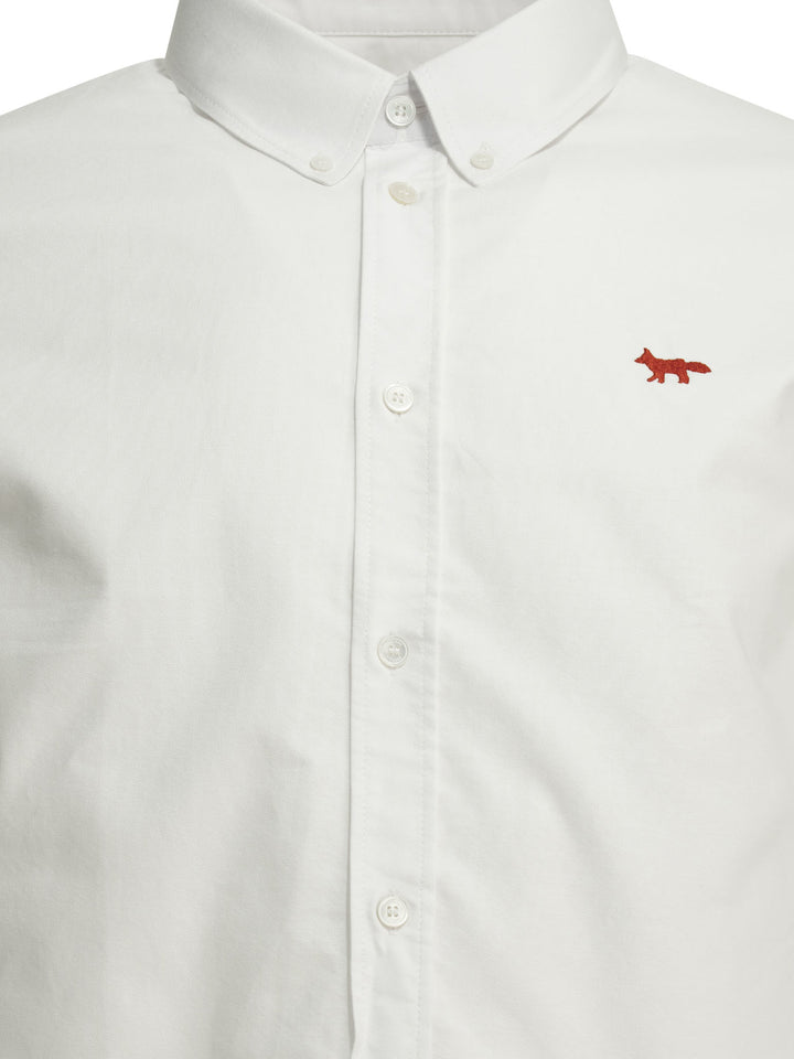 Maison Kitsuné Profile Fox Shirts - Bianco | 5d39608da8aec224908c02bf685fd41fde922e43