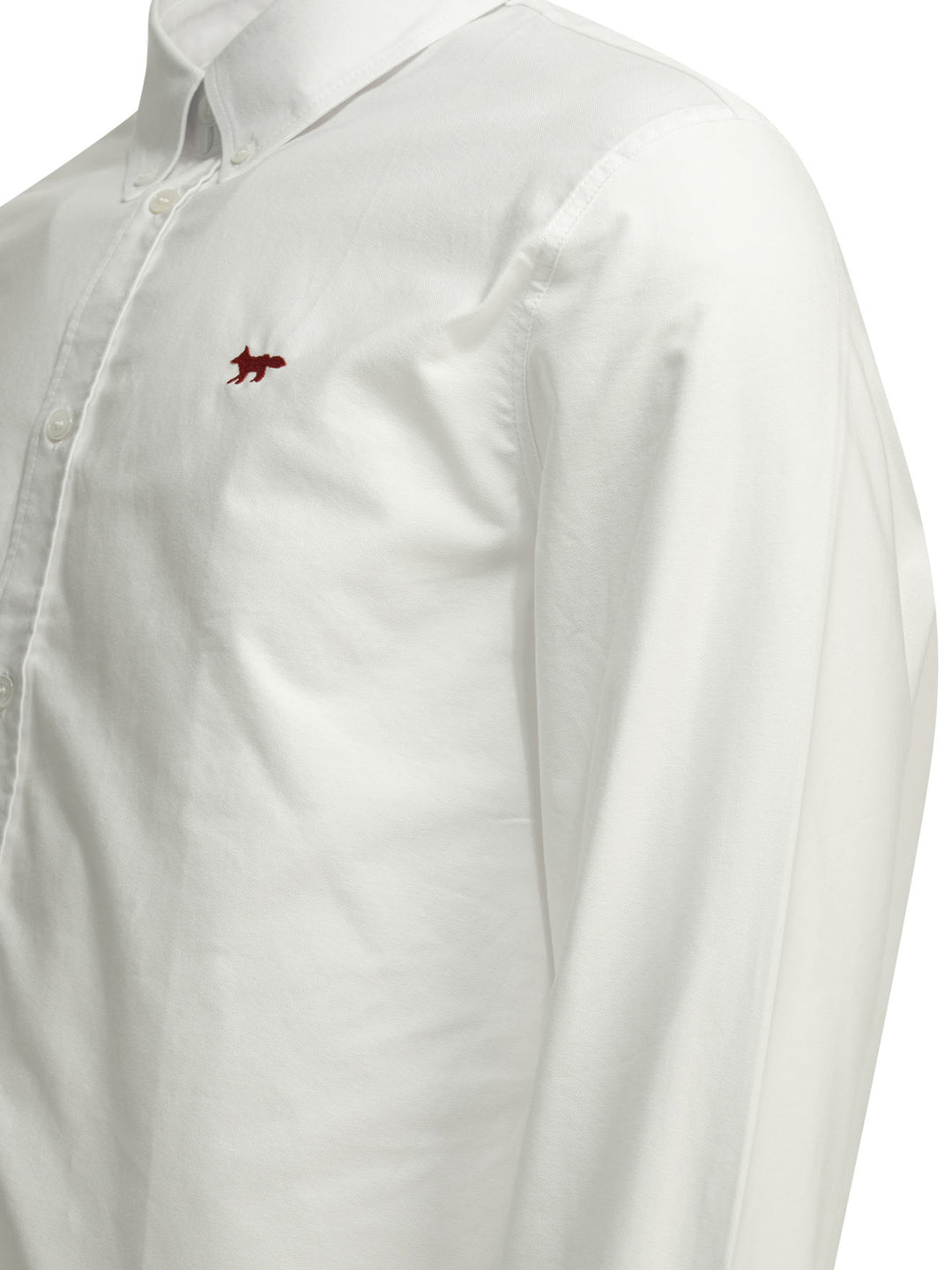 Maison Kitsuné Profile Fox Shirts - Bianco | ccbc6f50f48b119743211cc6db5caeaba3f3e13e