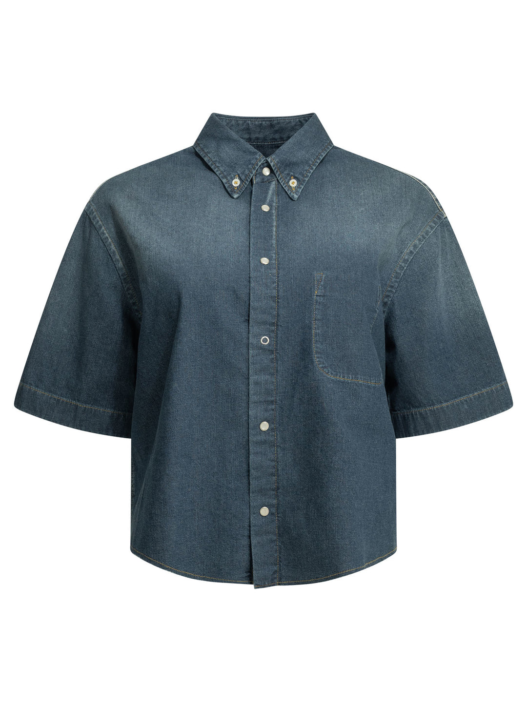 Maison Margiela Casual Denim Shirt Shirts - Blu | eff3db6bbaa4e9ad0c4a045f3b92759386cefc36
