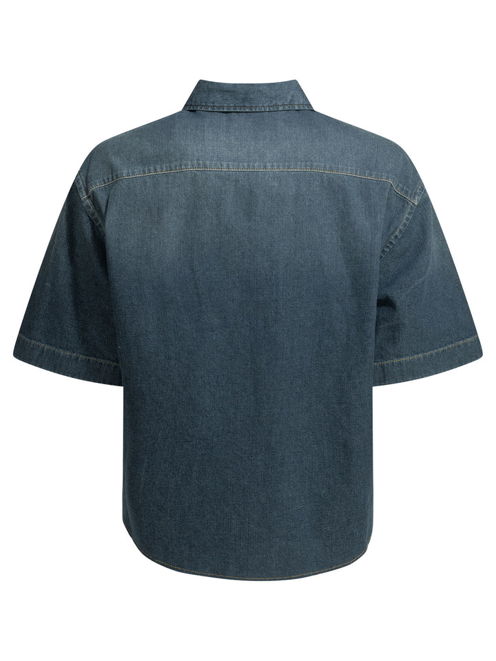 Maison Margiela Casual Denim Shirt Shirts - Blu | a4af4aa1e54f1899b0623b76c568a4f1b9e501df