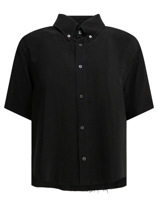 Casual Button-Down Shirt Shirts Nero
