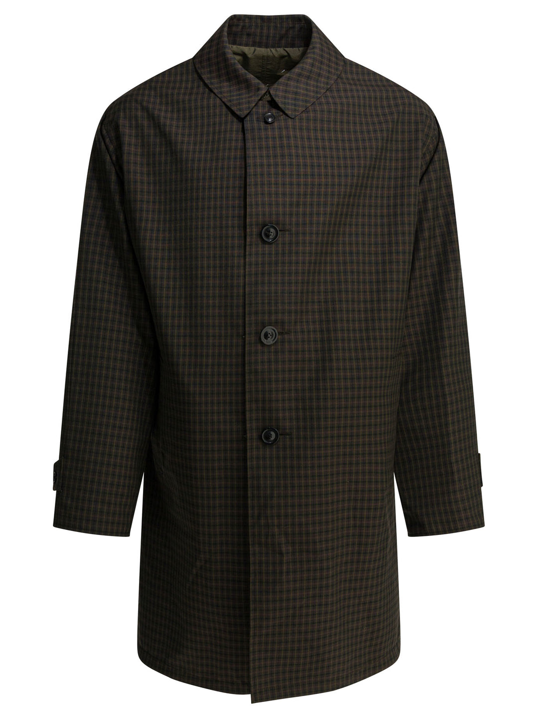 Maison Margiela Plaid Raincoat Jackets and Coats - Verde | 72de926554ca229bd4cd4105b45b8124c15a3877