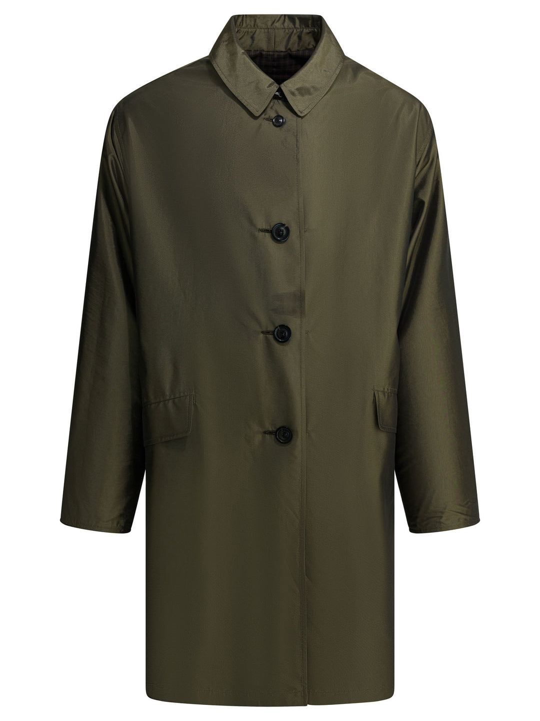 Maison Margiela Plaid Raincoat Jackets and Coats - Verde | 0762a8c76374194dc44178b682fa6c340ced2e4f