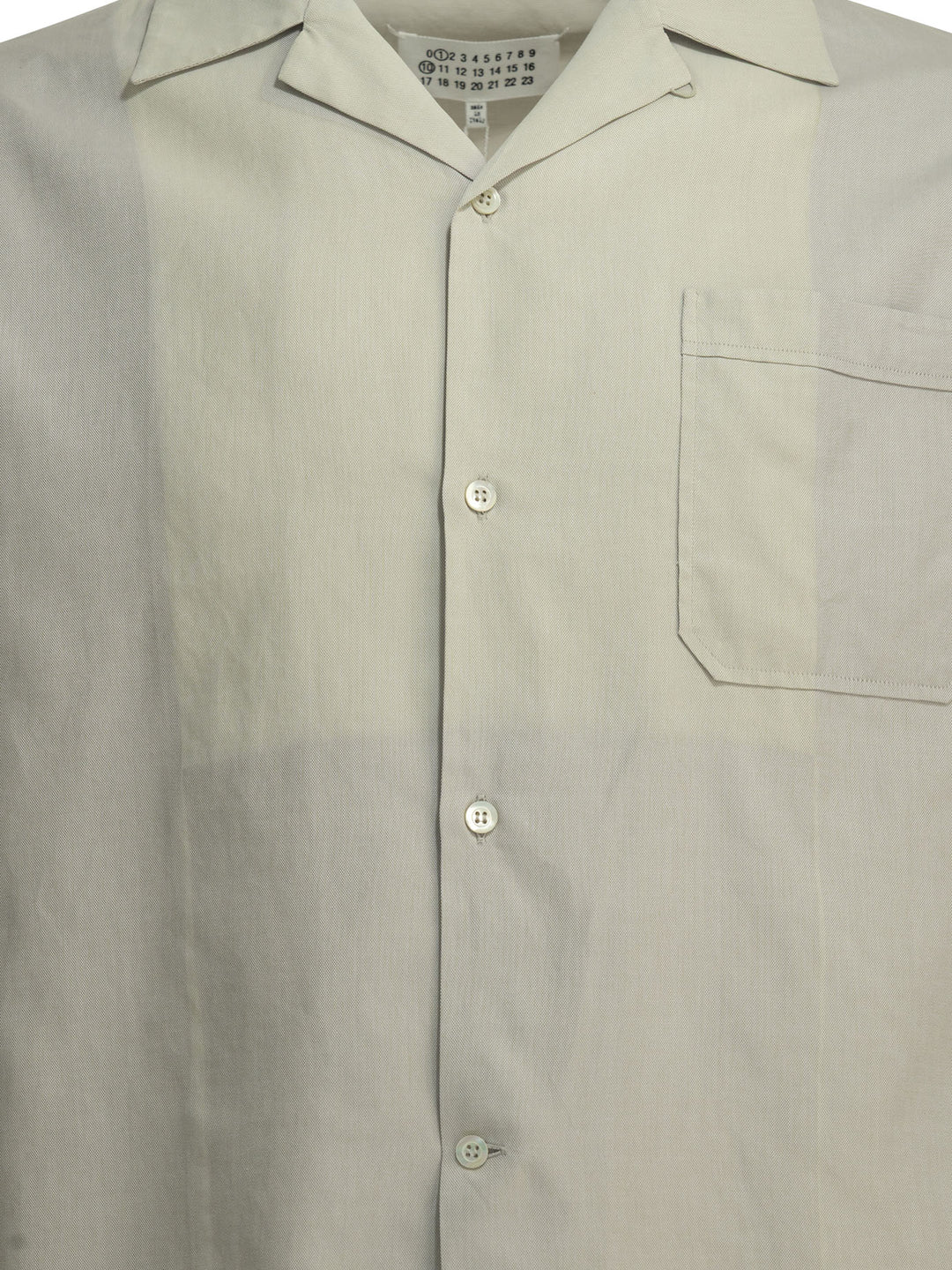 Maison Margiela Casual Cotton Shirt Shirts - Grey | 9595780e11f584e005b5ed84fa85524939ba1bf2