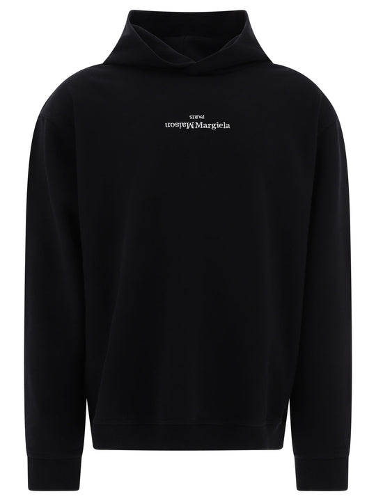 Hoodie With Logo Sweatshirts Nero