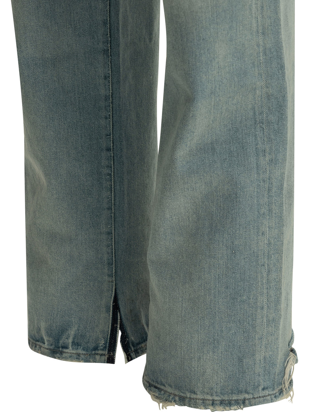 Maison Margiela Straight-Leg  With Buckle Jeans - Light blue | d18c07000772e3a75eb8bd87ed9b1a367efad940