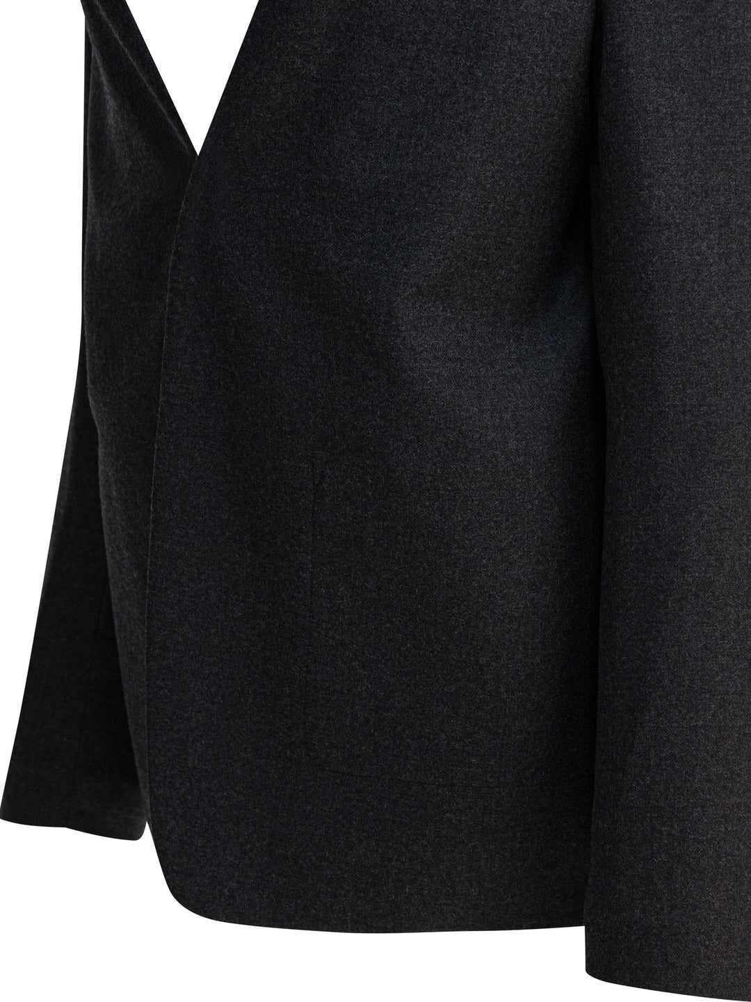 Maison Margiela Virgin Wool Blazer Jackets and Coats - Grey | bd6d720702a5d077f0457ba627595c2b4567cdcd