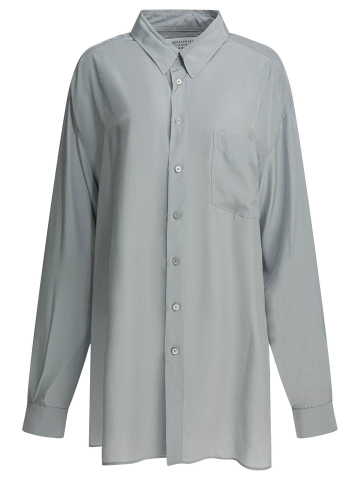 Maison Margiela Casual Shirt Shirts - Grey | 1ba51a9d802a7b24c906960f0578ced54be857c8