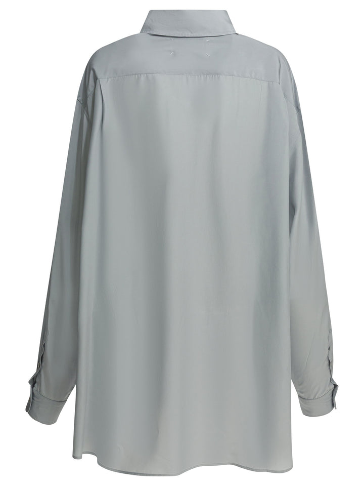Maison Margiela Casual Shirt Shirts - Grey | 4f90aa4a76377e1a01dd58ec614289237f3d1797