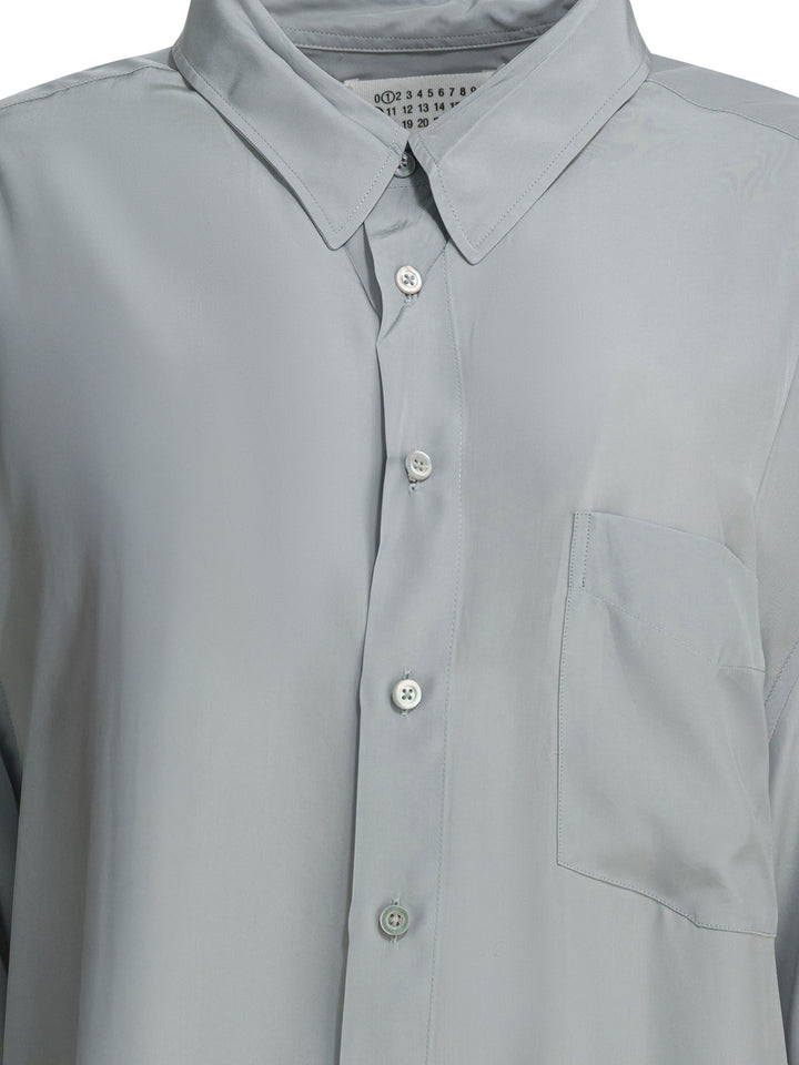 Maison Margiela Casual Shirt Shirts - Grey | e8876271f8f9afad78241369d00d908c4cf2d9c5