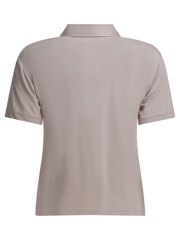 Maison Margiela Polo Shirt With Buttons Polo shirts - Rosa | fa18097102c8df503e7342f549beabff3abc8084