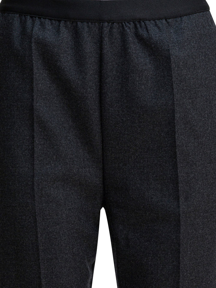 Maison Margiela Straight-Leg Pants In Wool Trousers - Grey | 5c9d4db0aa637b60e28facf9e9a19fc7be76108b
