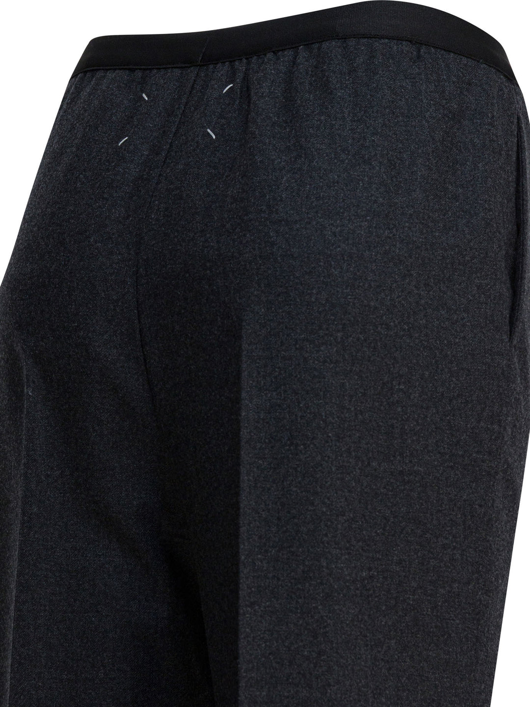 Maison Margiela Straight-Leg Pants In Wool Trousers - Grey | e81eb4aa0bdcc416dd5cfeb0c1dc4828a2d53b21