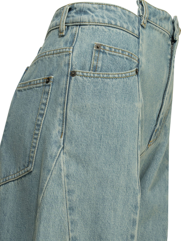 Maison Margiela Wide Leg Jeans - Light blue | 2f0773892e84069653cb1a8819da2591c7851515
