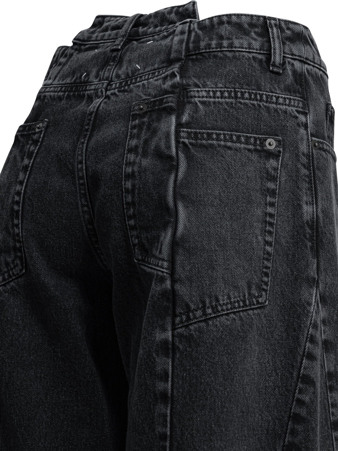 Maison Margiela Wide Leg Jeans - Nero | a12225a7c9965d444660f78a7ebe275c1cba0474
