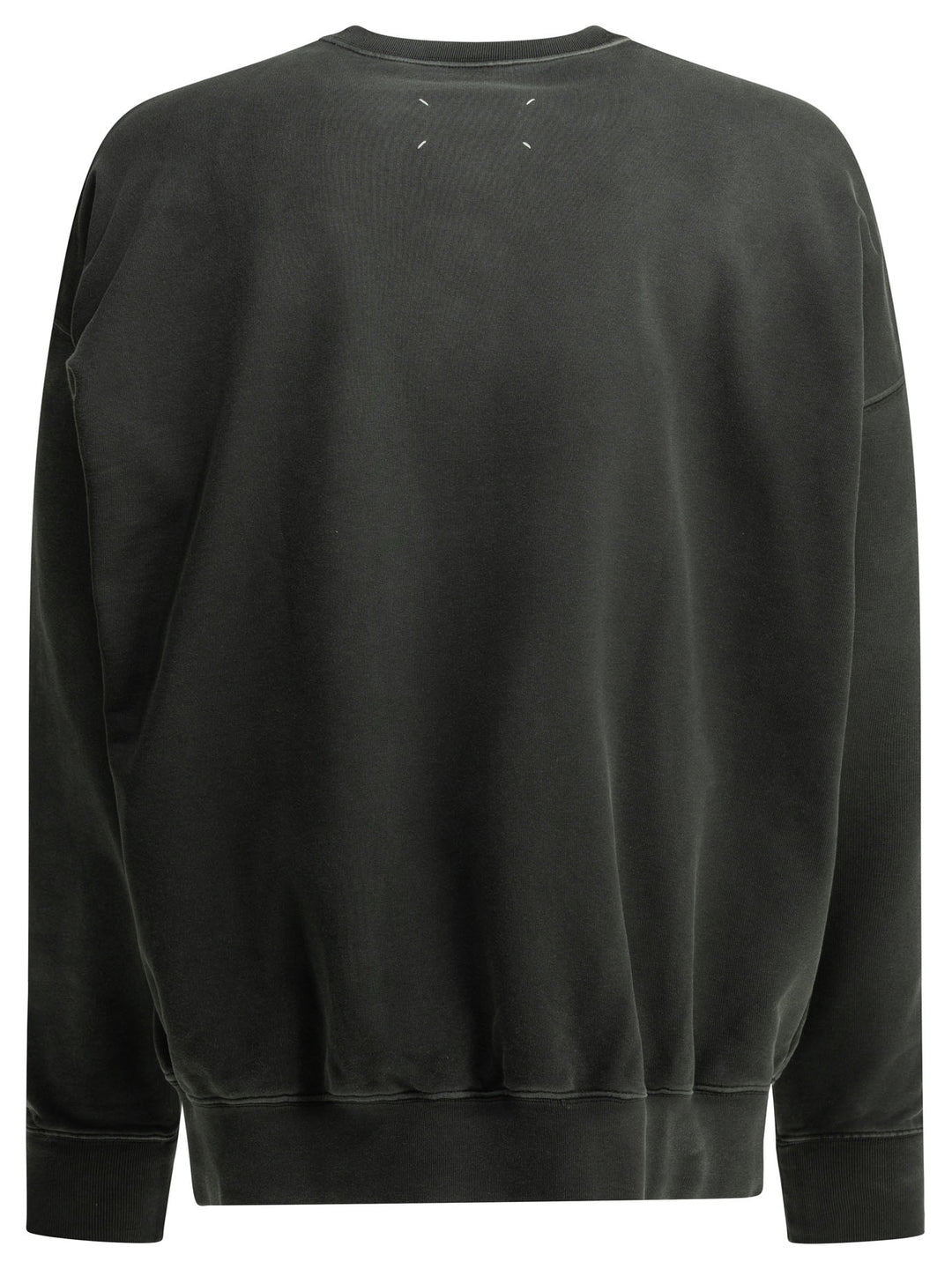 Maison Margiela Crewneck Sweatshirt With Logo Sweatshirts - Nero | 9f8204adfcc56eca07d60164322841c3bea1ed7a