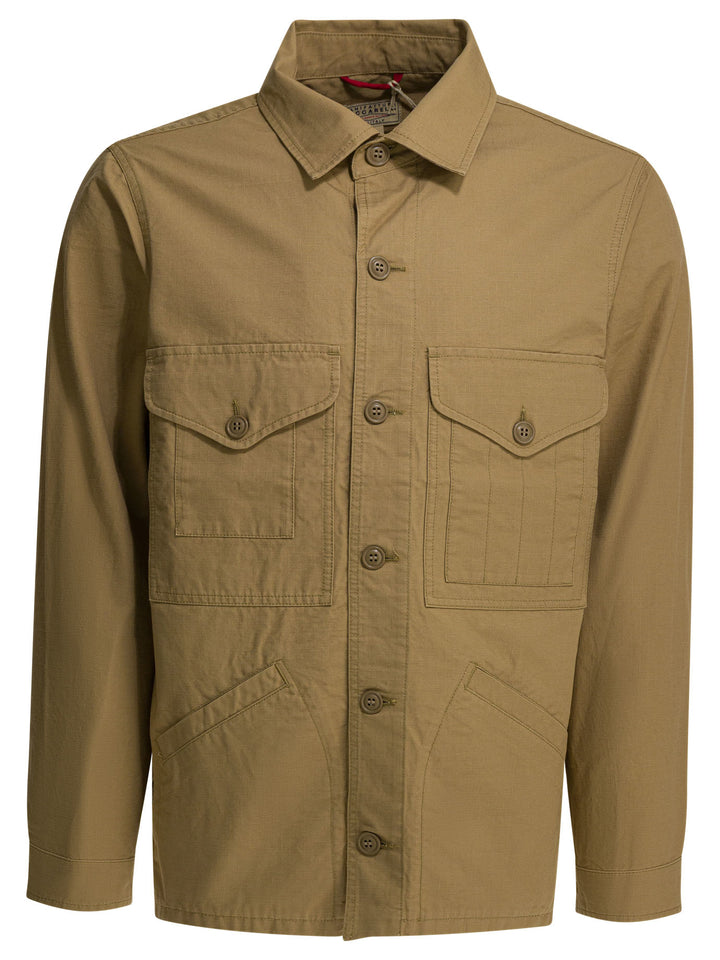Manifattura Ceccarelli Original Cruiser Jackets and Coats - Beige | 70c0e67646ef43704f24274785889d060d96a70c