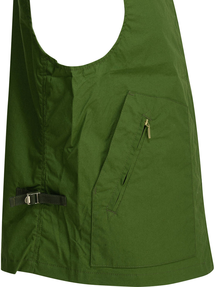 Manifattura Ceccarelli New Travel Vest Jackets and Coats - Verde | 5789915476cbe0afa66dbaf7816fa4d343982d84