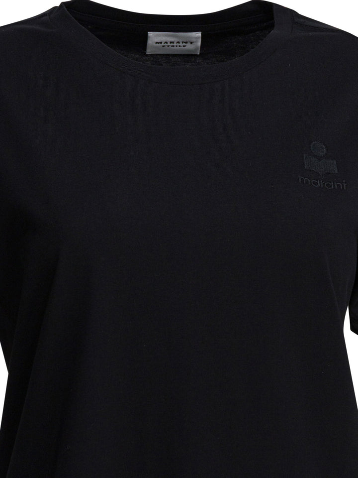 Marant ÉToile Aby T-shirts - Nero | e5492e7e3e0b5f0f9b1adad81bd05989db72923f
