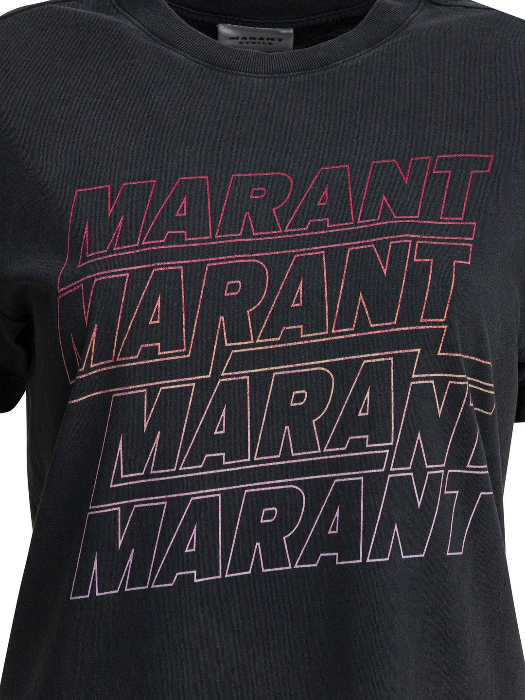 Marant ÉToile Zoeline T-shirts - Nero | 47c96cb8631dabae9c84f08912ff8ce41a07ef80