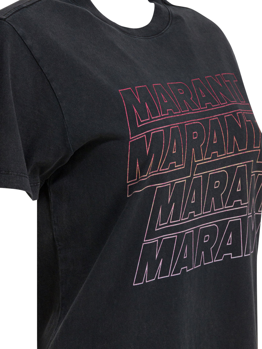 Marant ÉToile Zoeline T-shirts - Nero | 528521375e8146ade566c74fd95a5c8b2b1095a8