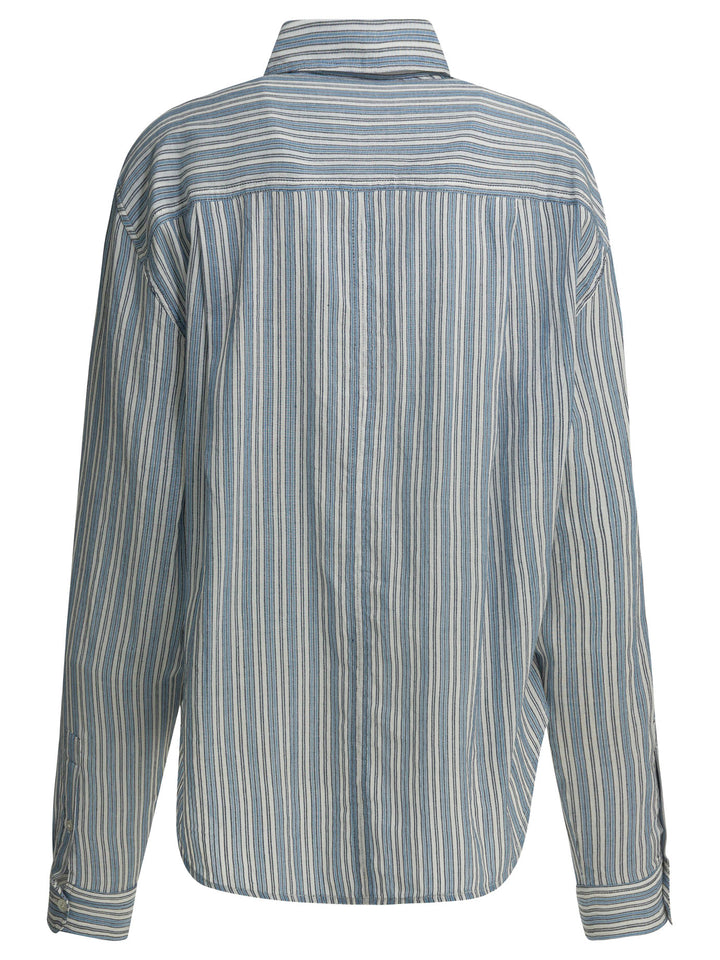 Marant ÉToile Nath Shirts - Blu | 2f505f5972b11aa9a4b344e981020d37268214f1