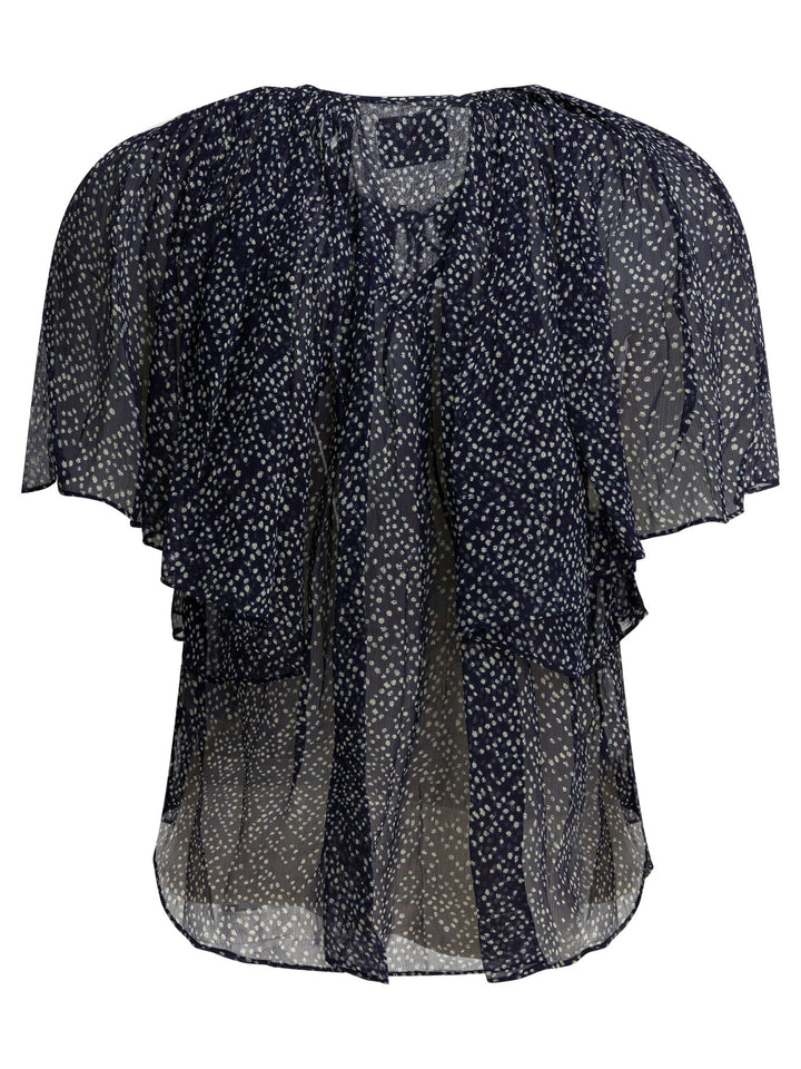 Marant ÉToile Neslya Shirts - Blu | 18a769dd198073cb8e0db5f127b90fbaef74f973