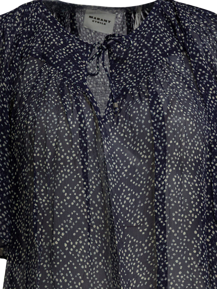 Marant ÉToile Neslya Shirts - Blu | c53dadf3c2846360f5c16a68d0db07008833f96c