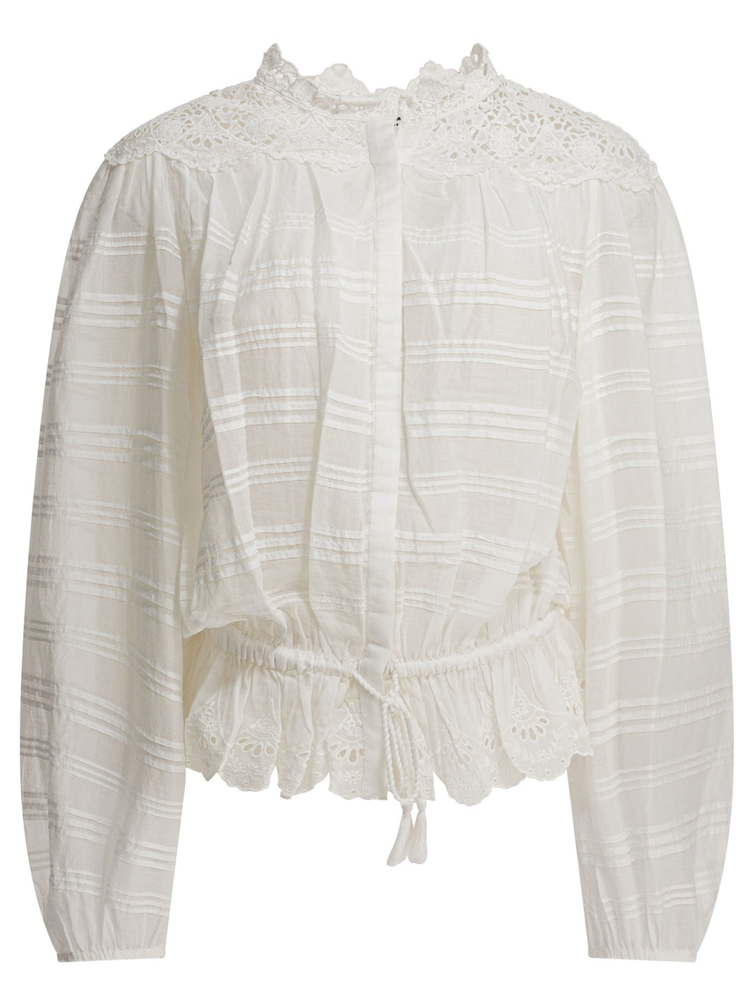 Marant ÉToile Polly Shirts - Bianco | 43bac094f91db0801a82fe93caa04606dfc4411a