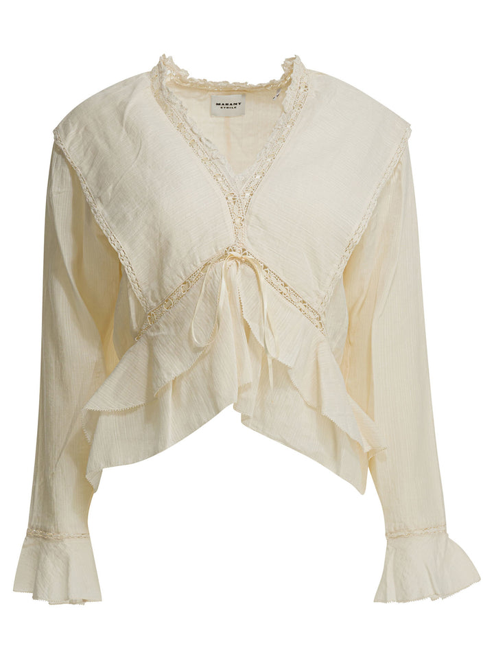 Marant ÉToile Damienne Shirts - Beige | 60ba75523f57d33fdf7428e29d2cd8e9713fa58a