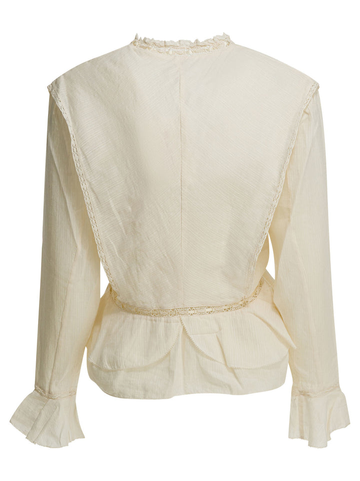 Marant ÉToile Damienne Shirts - Beige | 5127a429946dc427d81834c3b1ab4fb71f5bc41b