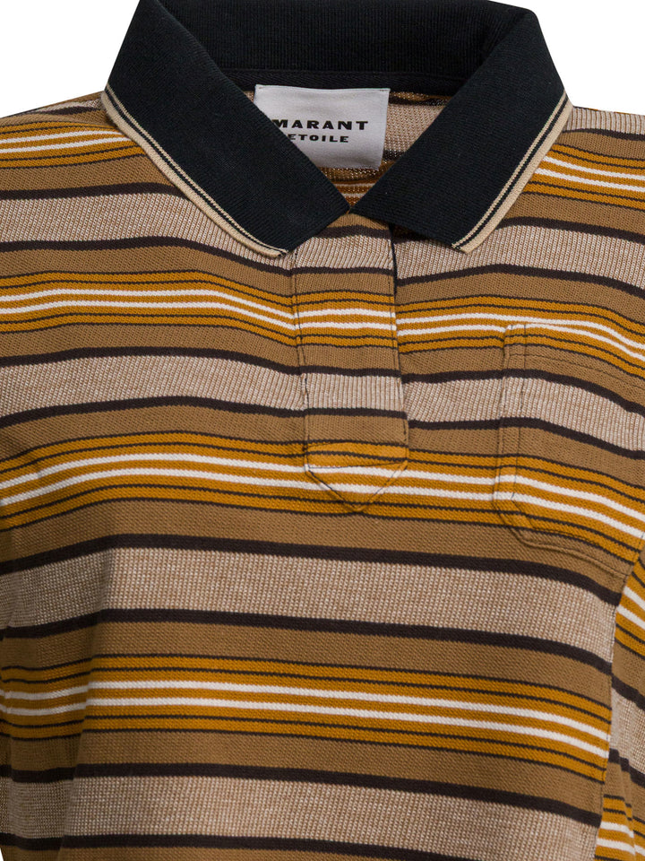 Marant ÉToile Isalyne Polo shirts - Beige | 38777b37364f00cdfc38ac6bcd56b60084e0d0ca