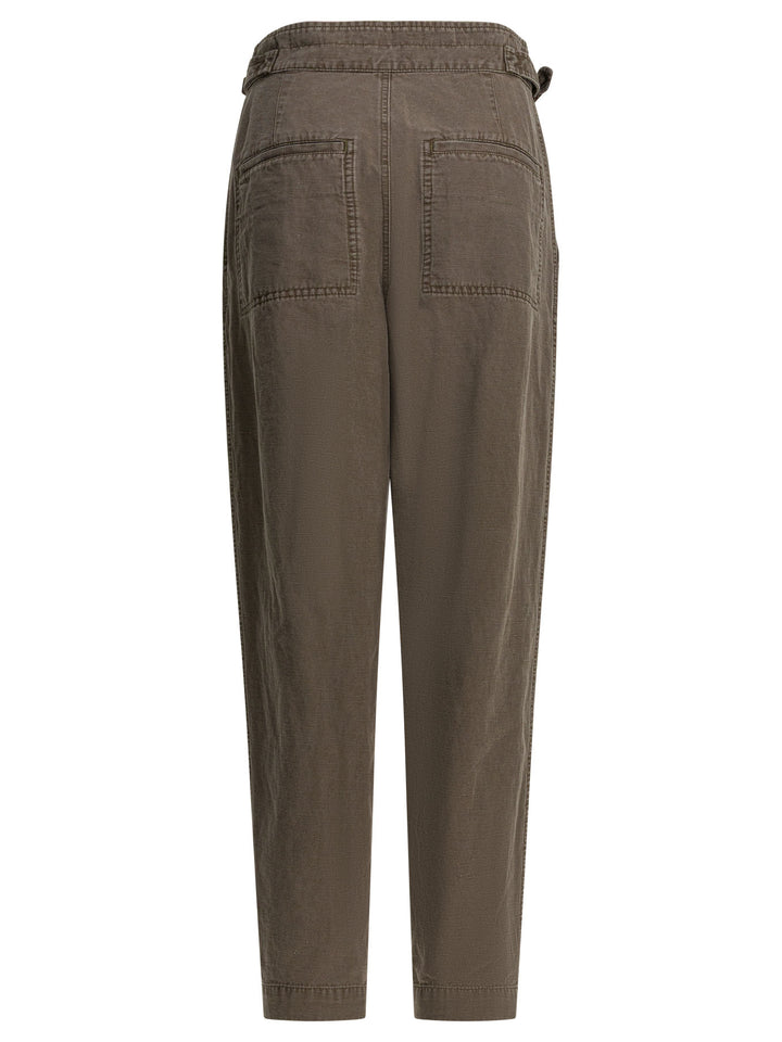 Marant ÉToile Neriah Trousers - Marrone | 6464e5c853104d5c12bd76602fa738ed1cb77241