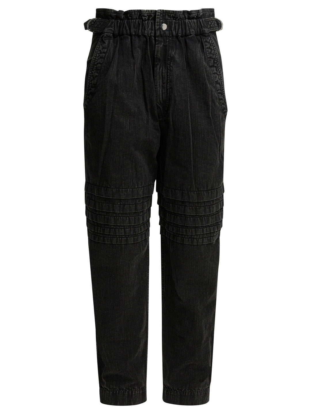 Marant ÉToile Mellya Trousers - Nero | 6396c9fd510313fcf643fca4efb179e59b877421