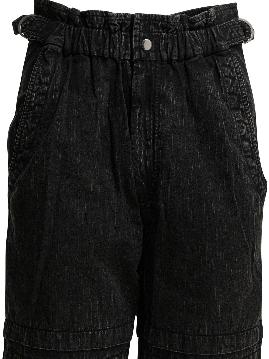 Marant ÉToile Mellya Trousers - Nero | 3e116fa2f9822cbe266d809a291967be2a5493af
