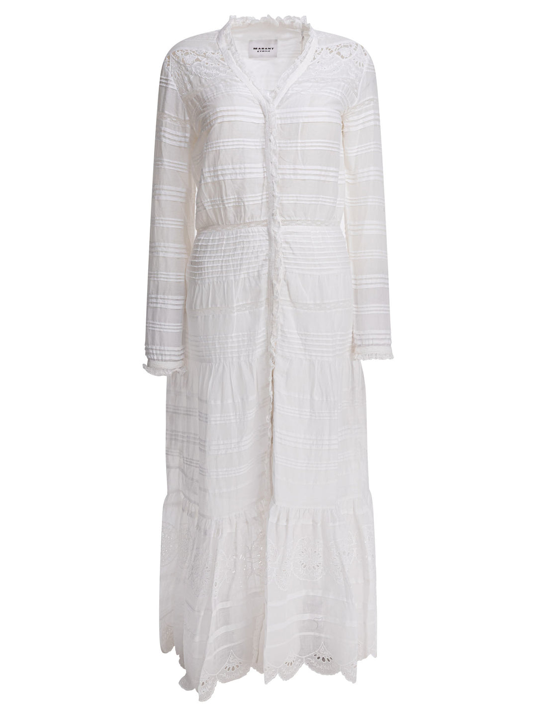 Marant ÉToile Cotton Chemise Dress Abiti - Bianco | 862ab6ca4bdfbafc84ca00128d86c73facfc6527