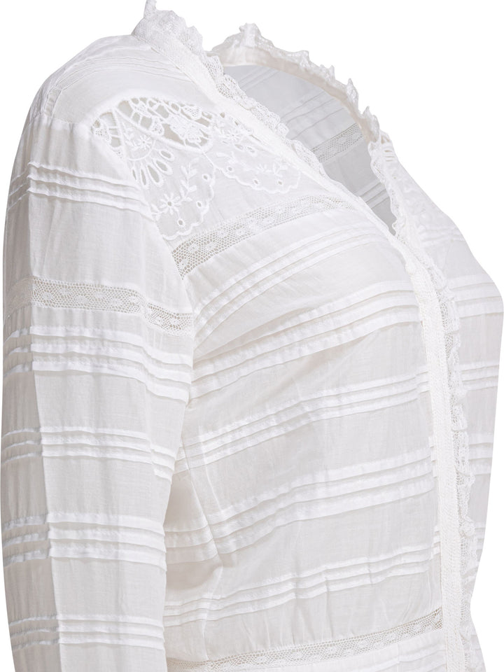 Marant ÉToile Cotton Chemise Dress Abiti - Bianco | db20e2bb9e602b84e812db8316a9409b7716b8b2