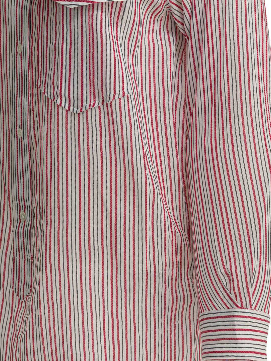 Marant ÉToile Striped Chemisier Dress Abiti - Rosso | 00e0a18cbfc4539ea0beb413d3fb377476377c0d