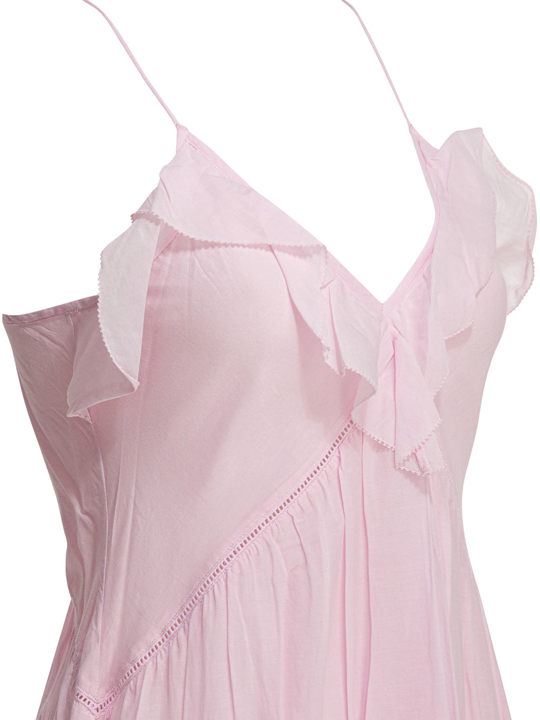Marant ÉToile Dress With Ruffles Abiti - Rosa | f231a6e23ea576f480cdcf549099597c58e2eb1f