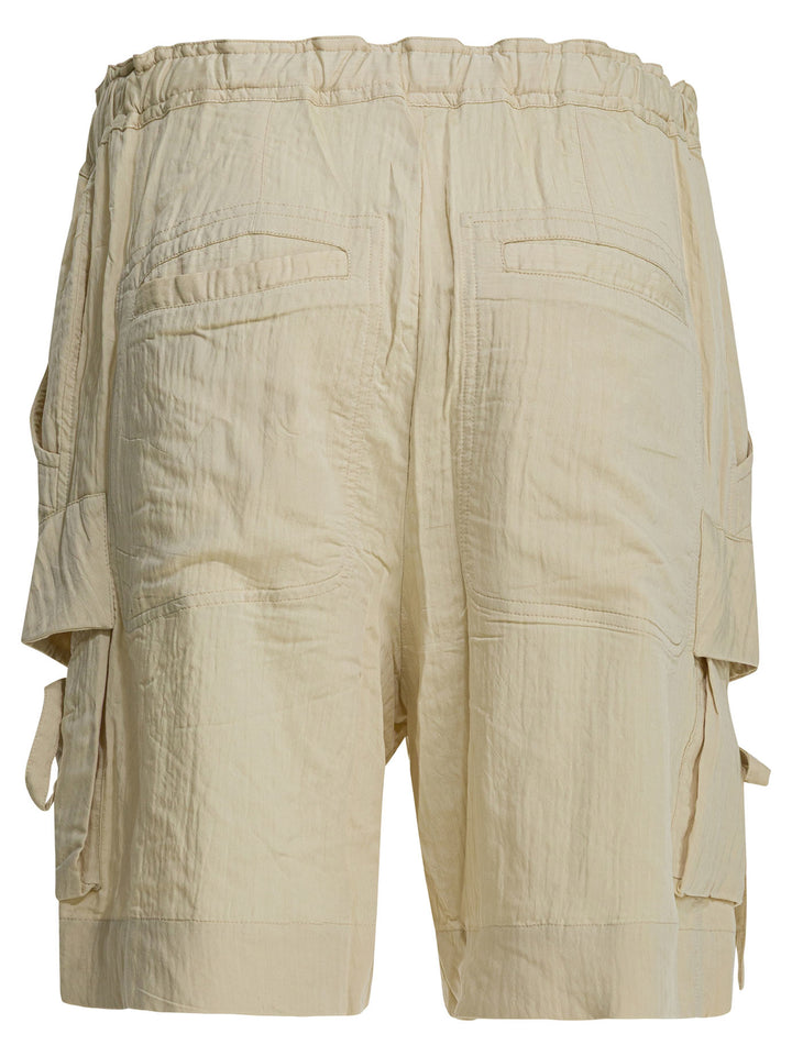Marant ÉToile Bermia Shorts - Beige | e314b2280a70195c30ef1cf222e82fcaf87ccb05