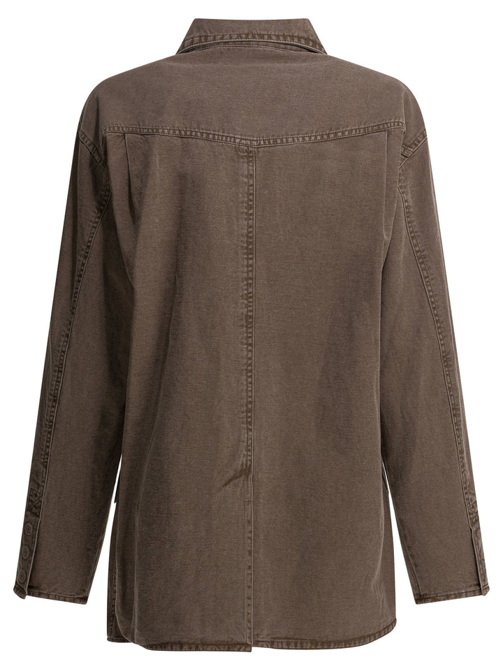 Marant ÉToile Nevala Jackets and Coats - Marrone | ac8b310274ca98d2ac477952baebffccf16aa949