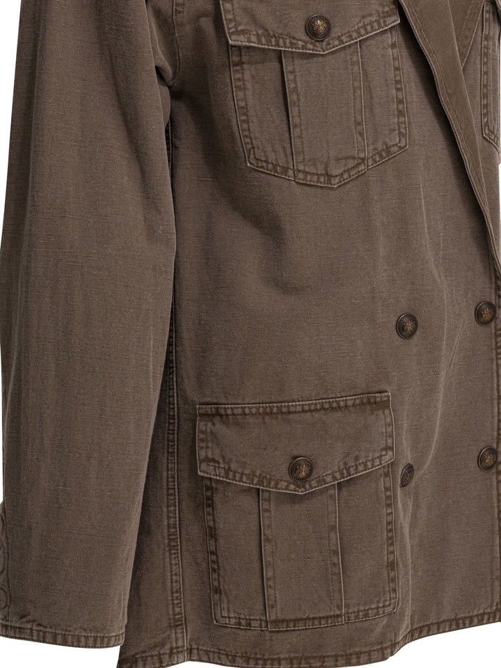 Marant ÉToile Nevala Jackets and Coats - Marrone | 77271b590422f3c3226c250da979421c48feb085