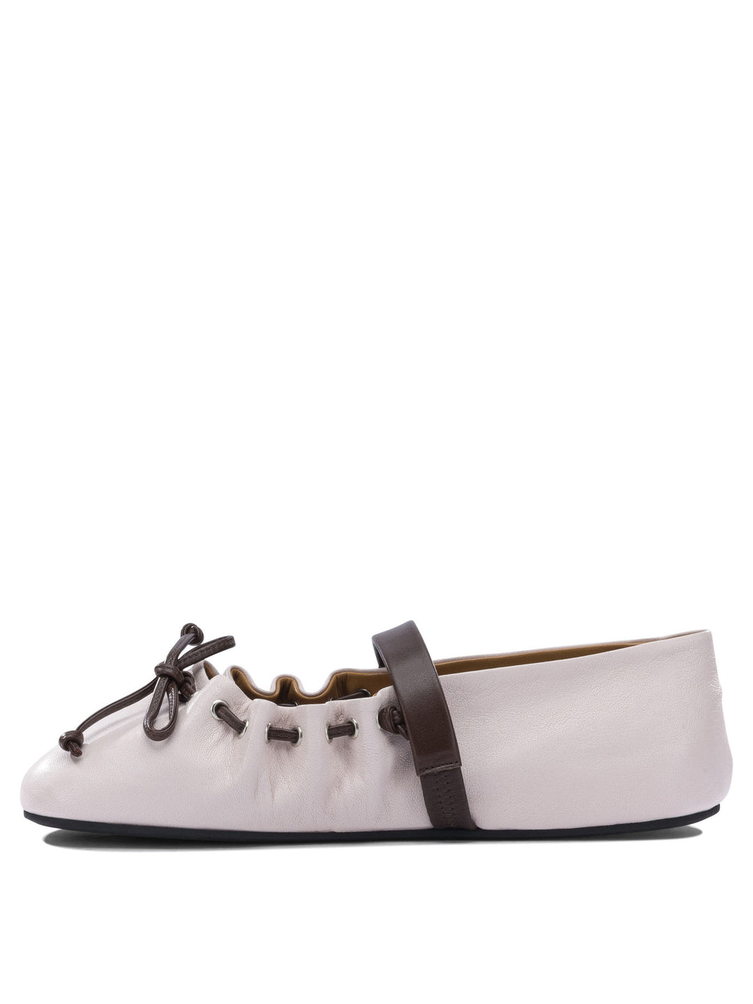 Marni Mary Jane Leather Ballet Flats Ballerinas - Rosa | 772ac94f1d5552015a9fda469f09bb99b3996986