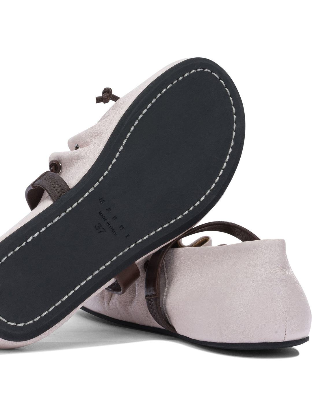 Marni Mary Jane Leather Ballet Flats Ballerinas - Rosa | facf62374be27673e2da681358a18c63478a1678