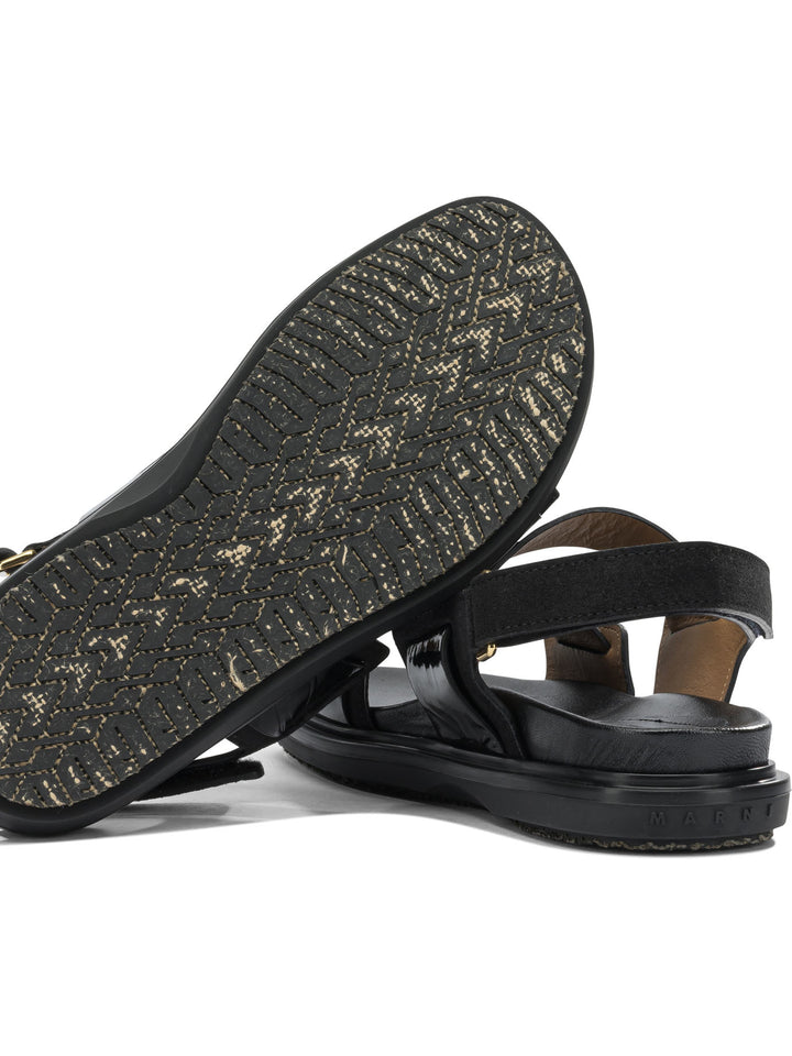 Marni Fussbett Sandali - Nero | 74a817011dbaf0a3160c1776dcdf2dc09663e946