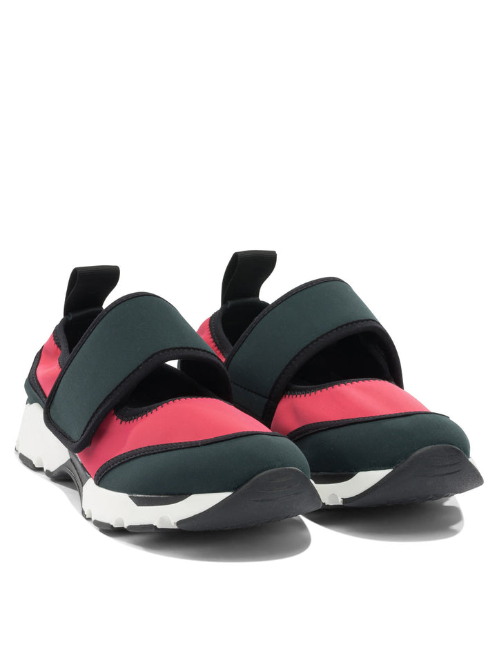 Marni Mary Jane Sneaker In Lycra Sneakers & Slip-On - Rosa | 266d84a1119e297b025157d1019a2567bec95887
