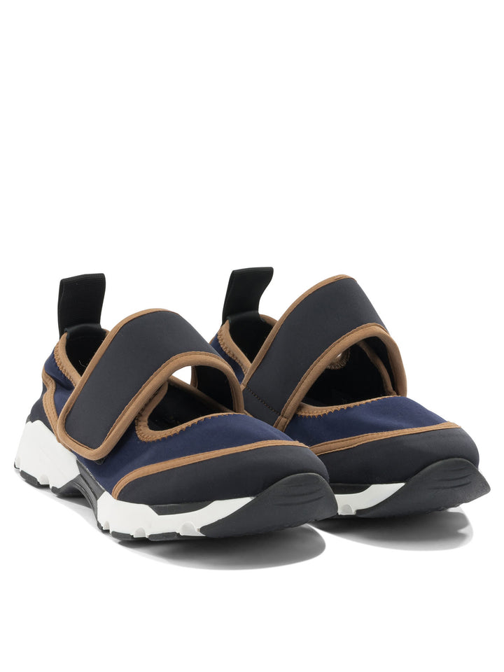 Marni Mary Jane Sneaker In Lycra Sneakers & Slip-On - Blu | 198bc005a480d800228d9724d4755f2d1bccb4dc