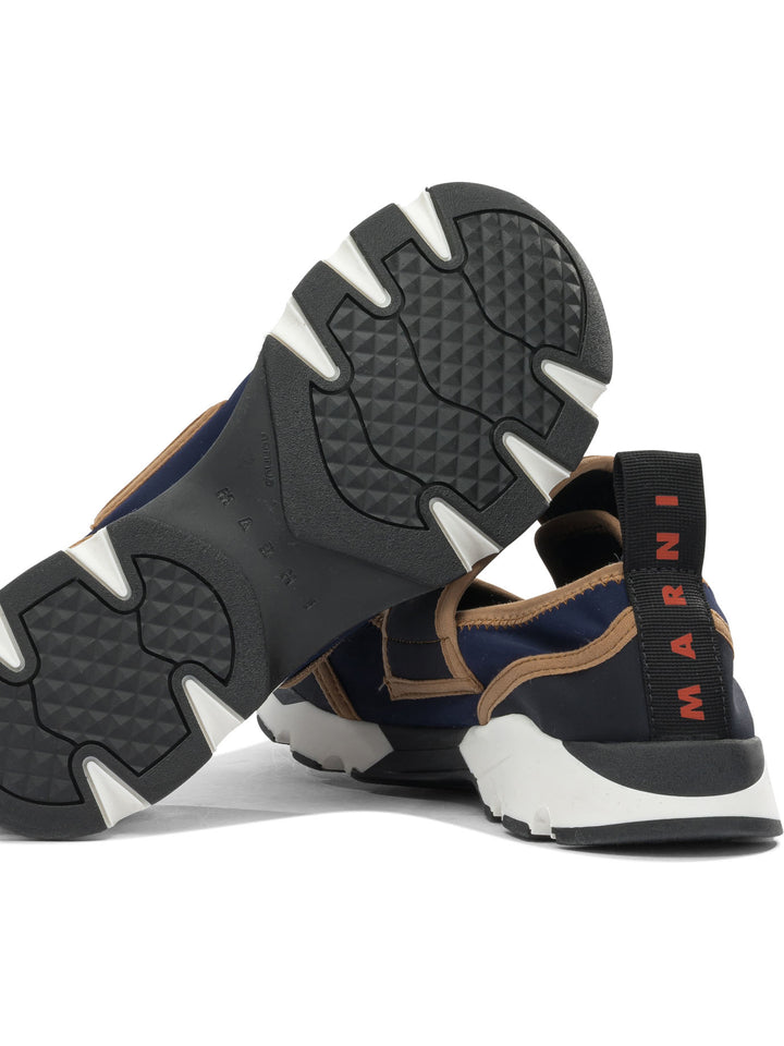 Marni Mary Jane Sneaker In Lycra Sneakers & Slip-On - Blu | 6bb56ee3a8ed7660c861ed1d2e53cc758dbc2e13